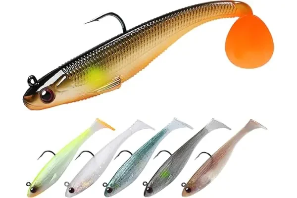 TRUSCEND Easy Catch Pre-Rigged Soft Lures